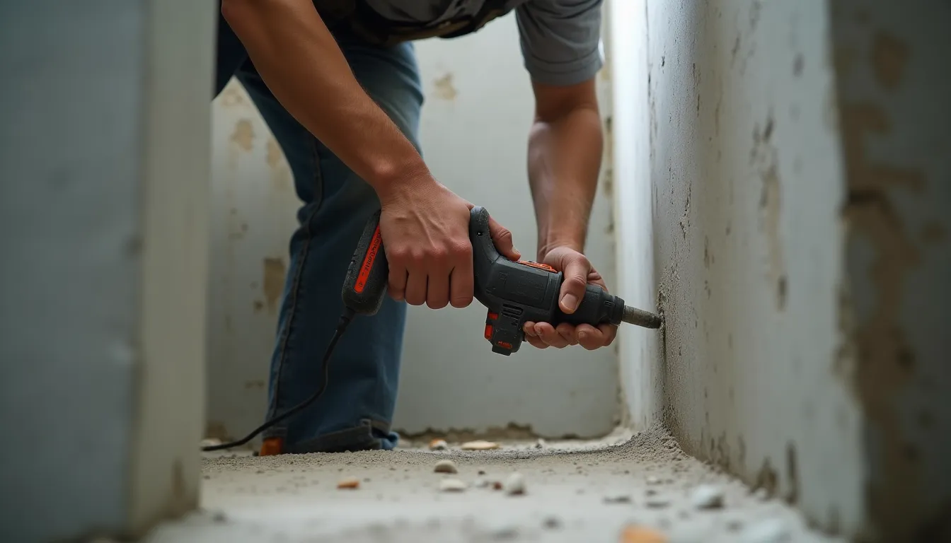 Beton Bohren mit wenig Platz: Tipps für enge Räume