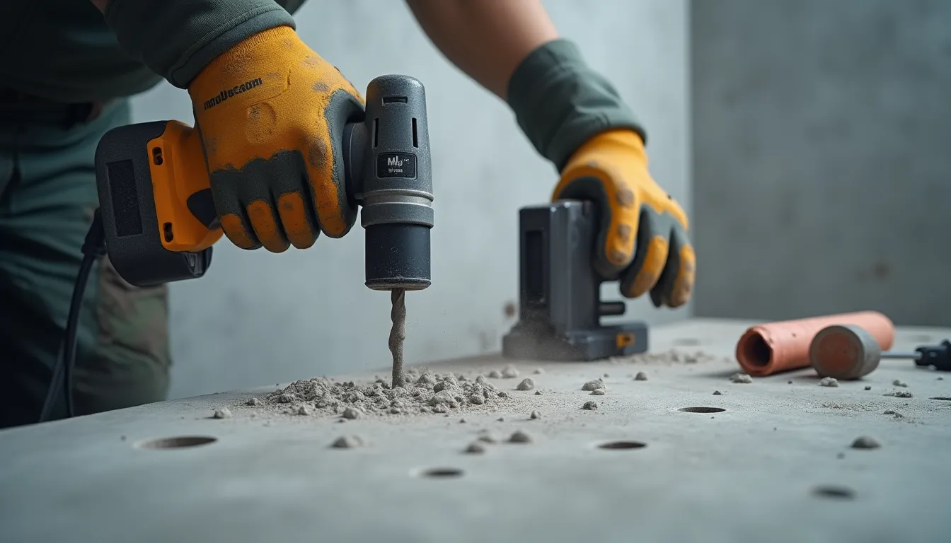 Beton bohren und fräsen: Die besten Techniken für perfekte Ergebnisse