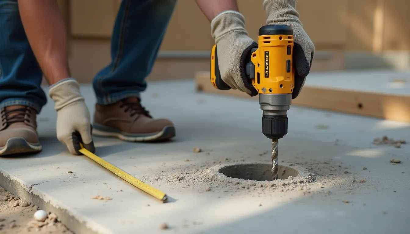 Bohren in Beton Fundament: Schritt-für-Schritt-Anleitung für Einsteiger