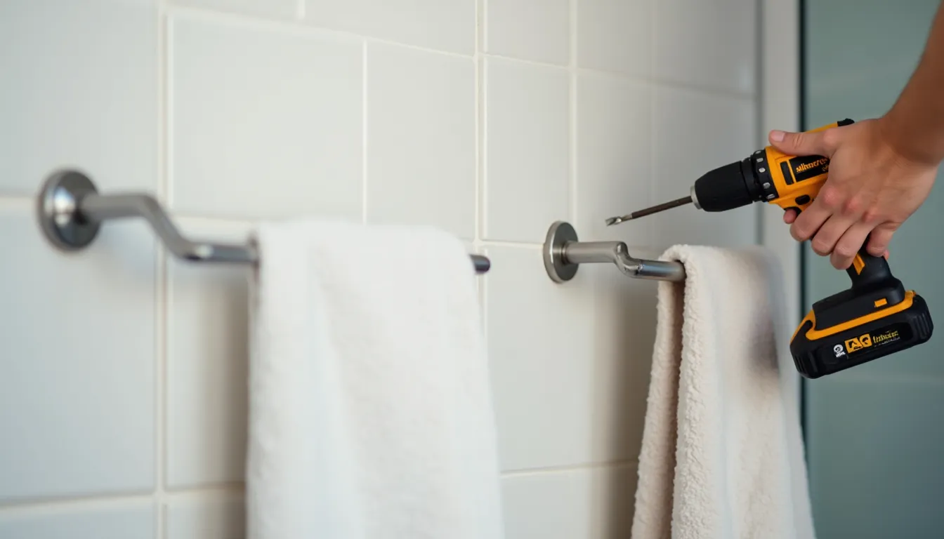 Fliesen bohren für den Handtuchhalter: Schritt-für-Schritt-Anleitung