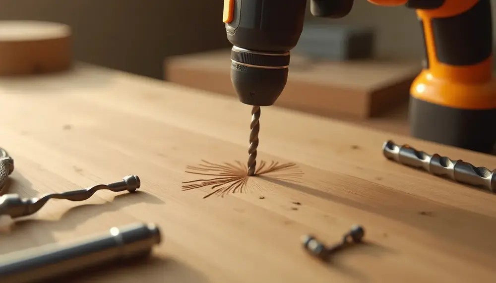 Furniertes Holz bohren ohne Beschädigung: So gelingt es
