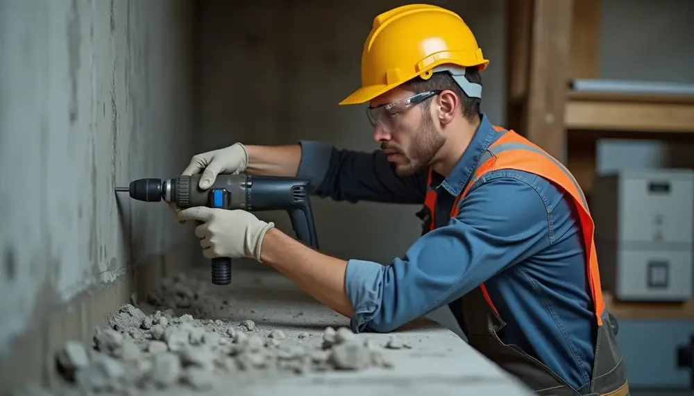 so-bohren-sie-beton-mit-einer-normalen-bohrmaschine-richtig-und-sicher