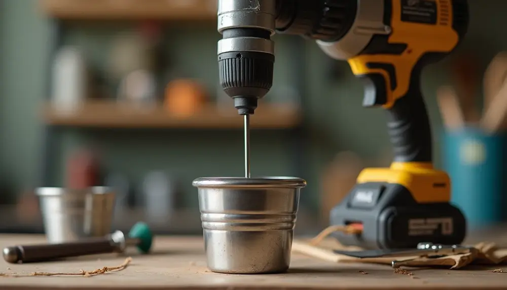 So bohren Sie Löcher in Metallblumenkästen wie ein Profi