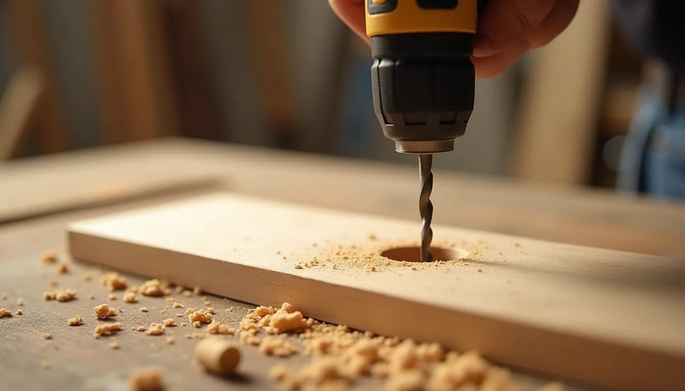 So bohren Sie Vertiefungen in Holz: Ein umfassender Leitfaden